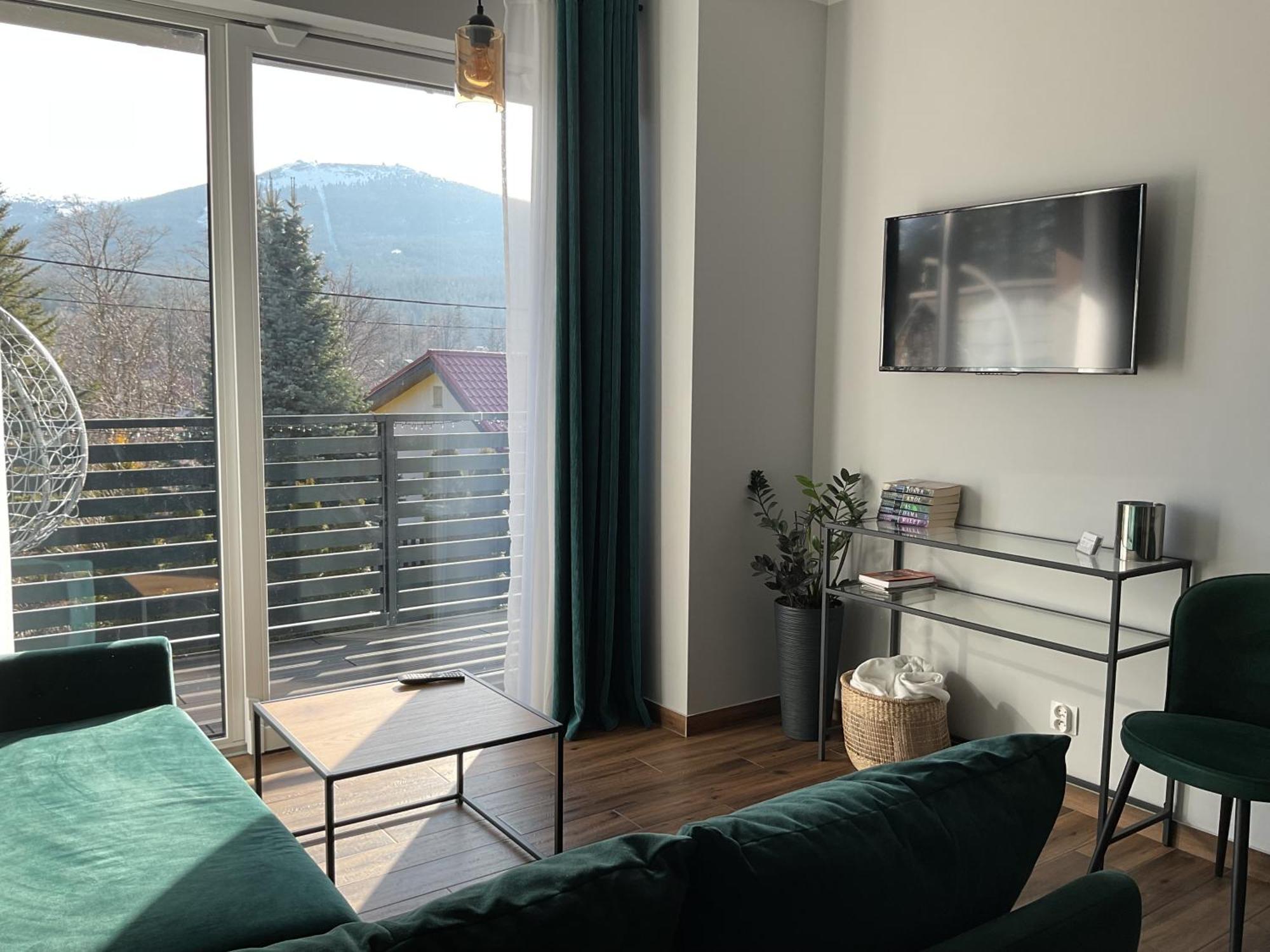 Z Widokiem Apartamenty - Apartamenty Z Widokiem Na Gory I Zewnetrzna Balia Szklarska Poręba Esterno foto